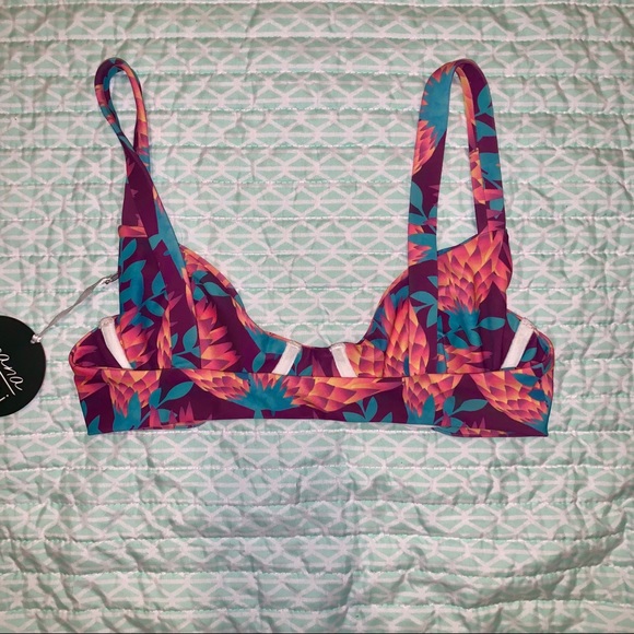 MOANA BIKINI - BURGUNDY MILO, GDAY SET - Picture 2 of 2